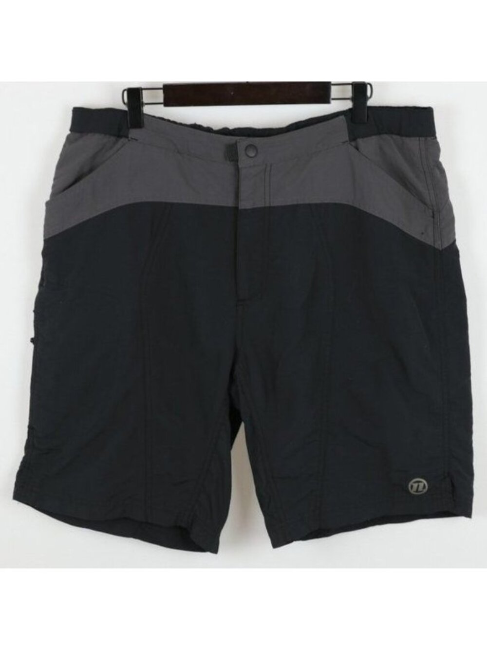 Novara Men's Large Black & Gray Padded Liner Mountain Bike Cycling  Shorts
